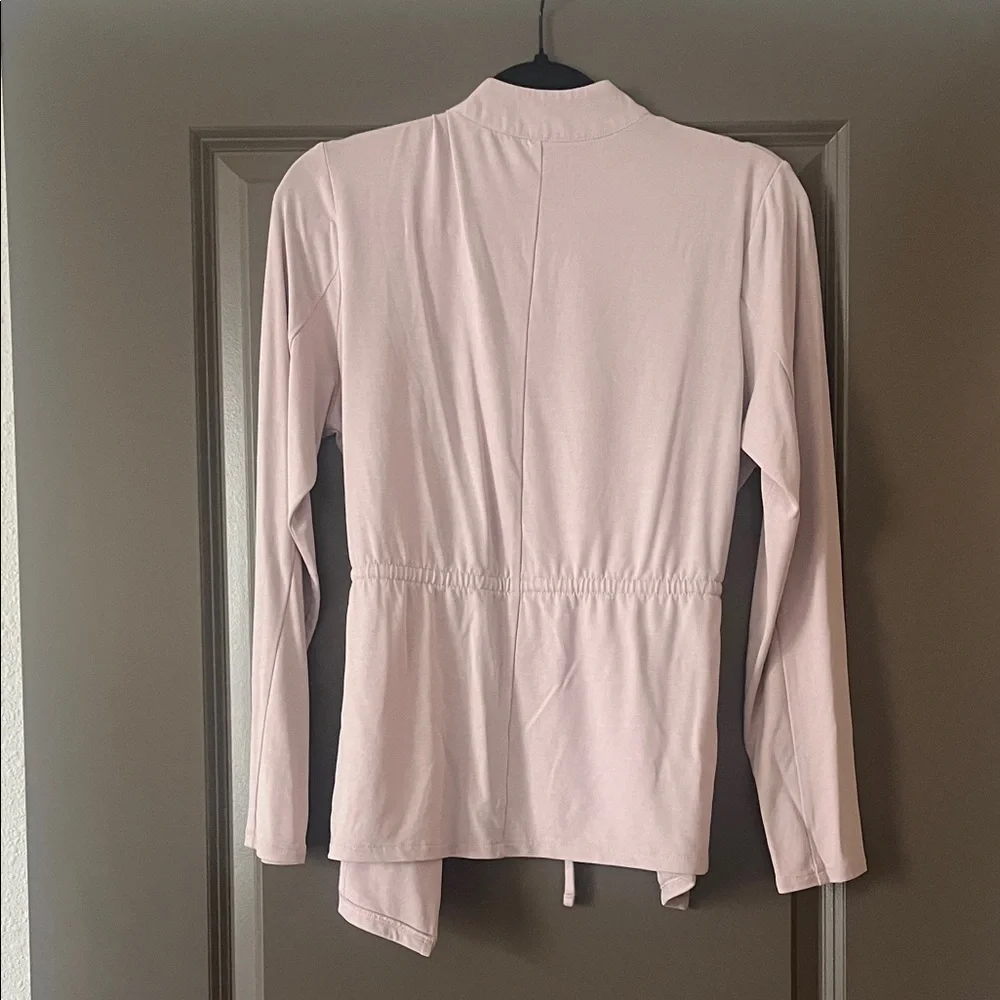 Express Blush Pink Open Front Cardigan